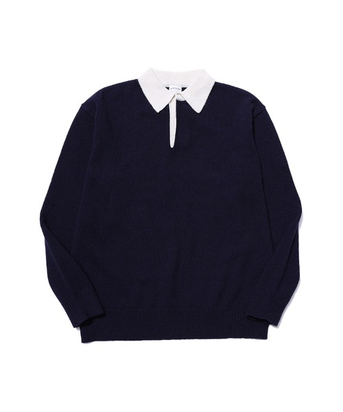 [NYP] Rugby Sweater (Deep Blue)